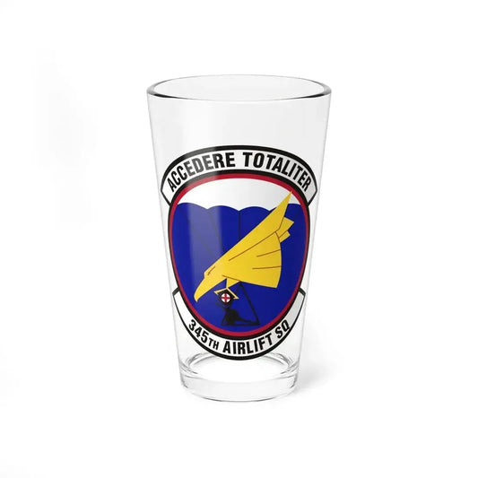 345th Airlift Squadron (U.S. Air Force) Pint Glass 16oz 16oz - Go Mug Yourself