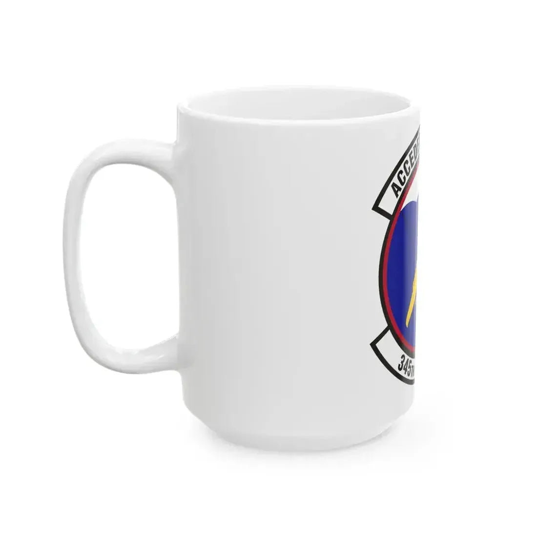 345th Airlift Squadron (U.S. Air Force) White Coffee Mug - Go Mug Yourself