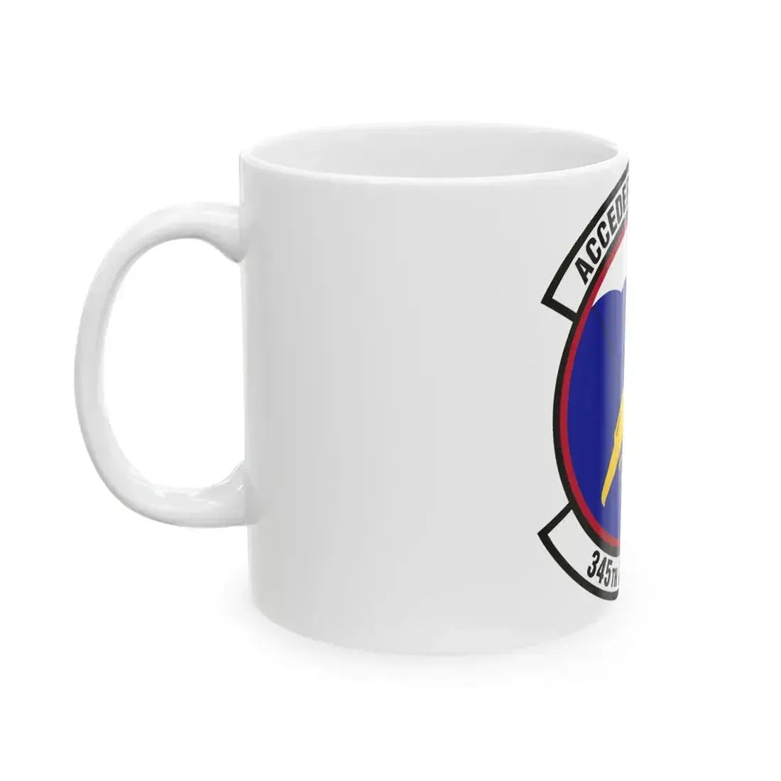 345th Airlift Squadron (U.S. Air Force) White Coffee Mug - Go Mug Yourself