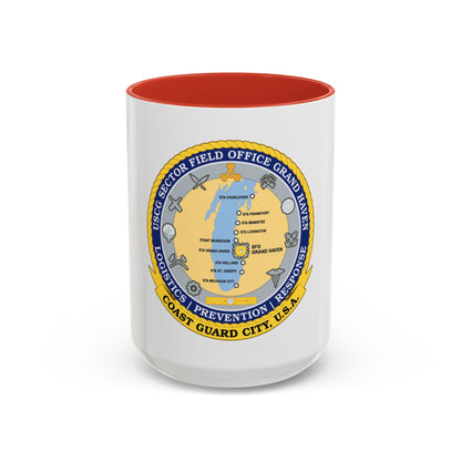 USCG Sector Field Office Grand Haven (U.S. Coast Guard) Accent Coffee Mug