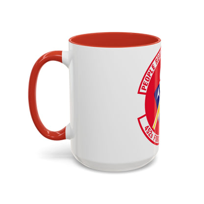 452 Force Support Squadron AFRC (U.S. Air Force) Accent Coffee Mug