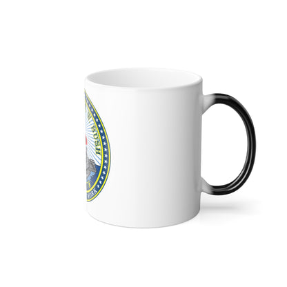 USS George HW Bush CVN 77 (U.S. Navy) Color Changing Mug 11oz