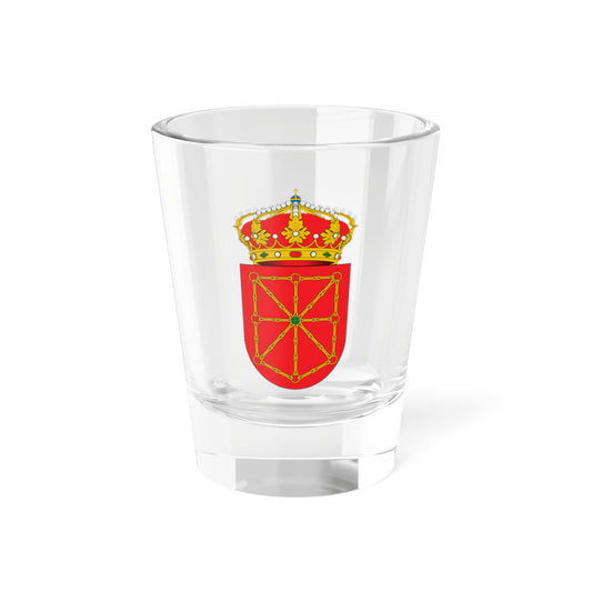 Escudo de Navarra medio punto (Spain) (Coat of Arms) Shot Glass 1.5oz