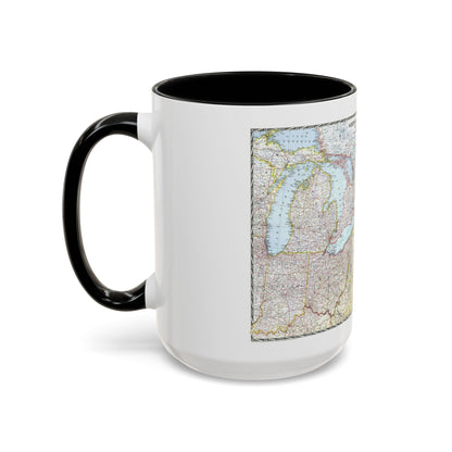 USA - Northeastern (1945) (Map) Accent Coffee Mug