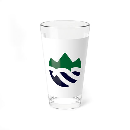 Flag of Kanna Gunma (Japan) Pint Glass 16oz