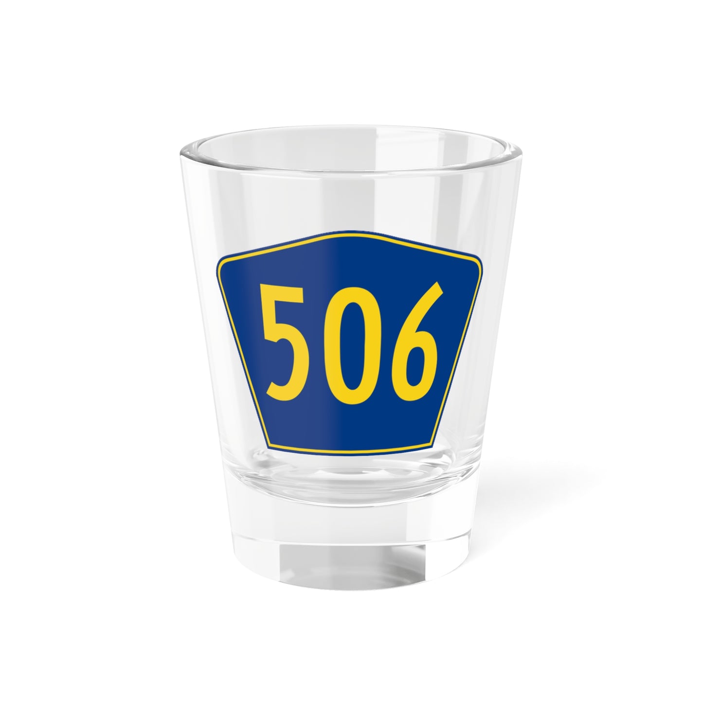 PR secondary 506 (Puerto Rico) (Road Sign) Shot Glass 1.5oz