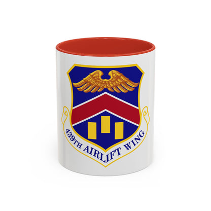 439th Airlift Wing (U.S. Air Force) Accent Coffee Mug