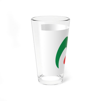 Flag of Misaki Okayama (Japan) Pint Glass 16oz