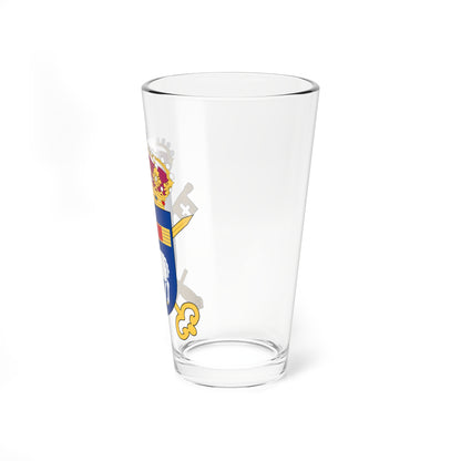 Länsrätten i Gotlands län vapen (Sweden) (Coat of Arms) Pint Glass 16oz