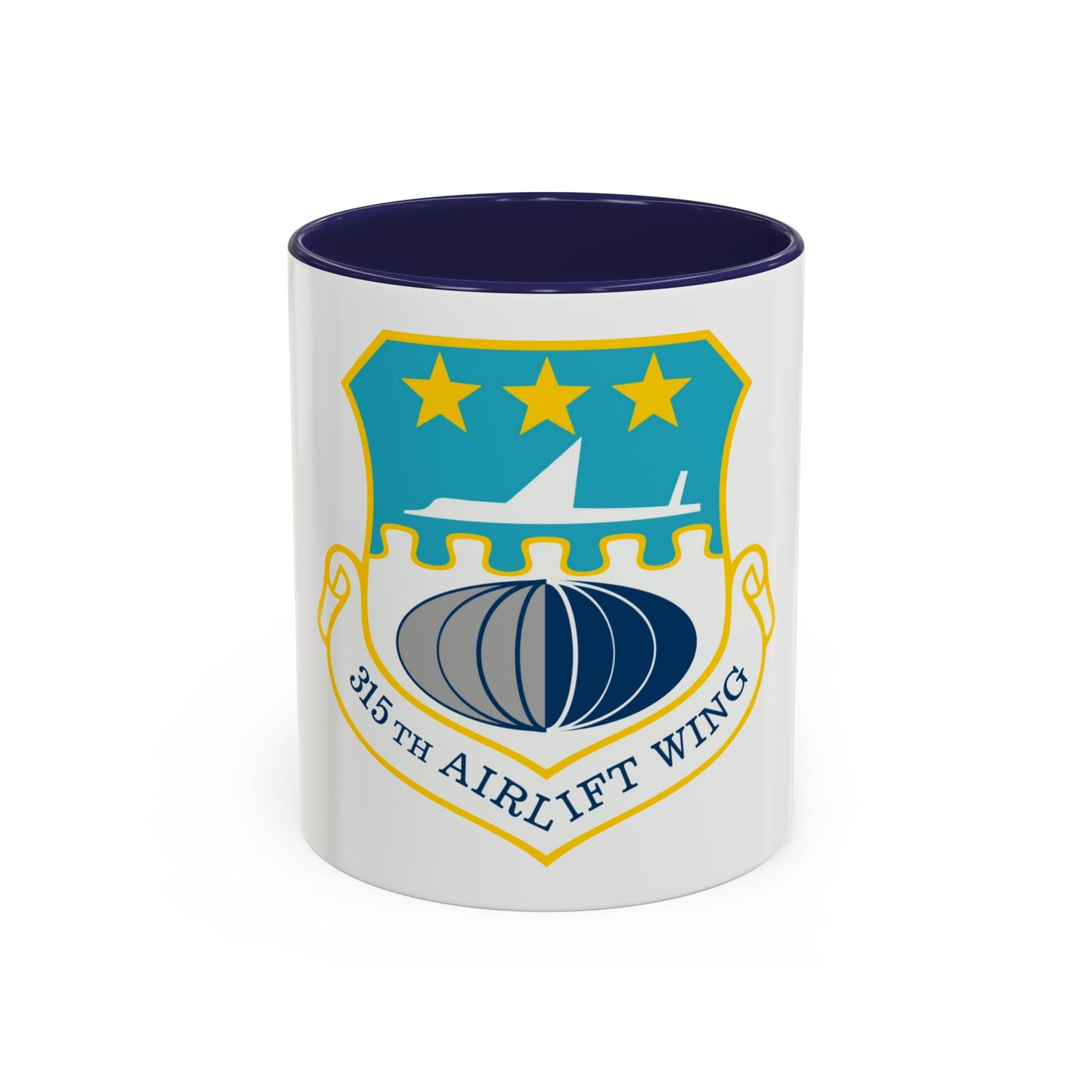 315th Airlift Wing (U.S. Air Force) Accent Coffee Mug