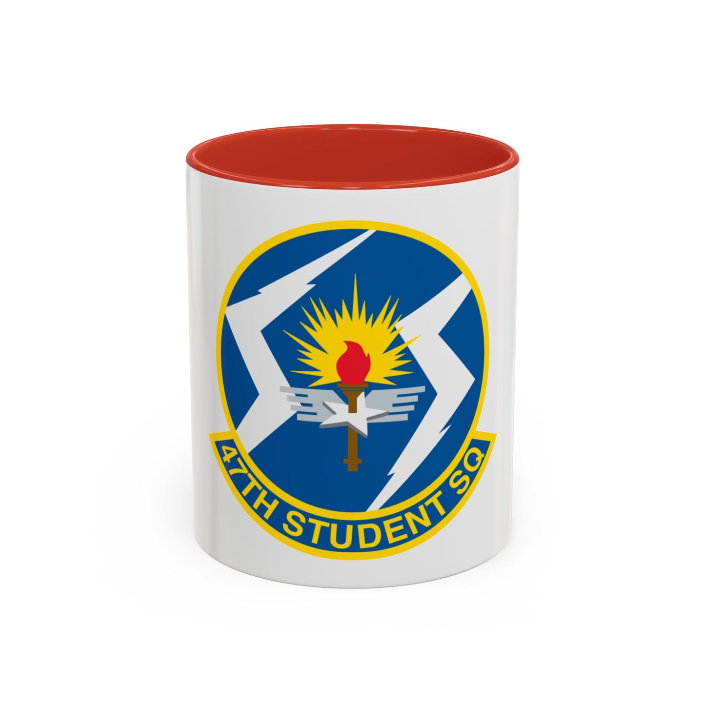 47th Student Sq (U.S. Air Force) Accent Coffee Mug