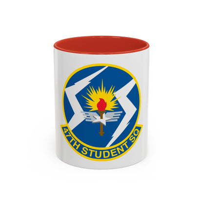 47th Student Sq (U.S. Air Force) Accent Coffee Mug