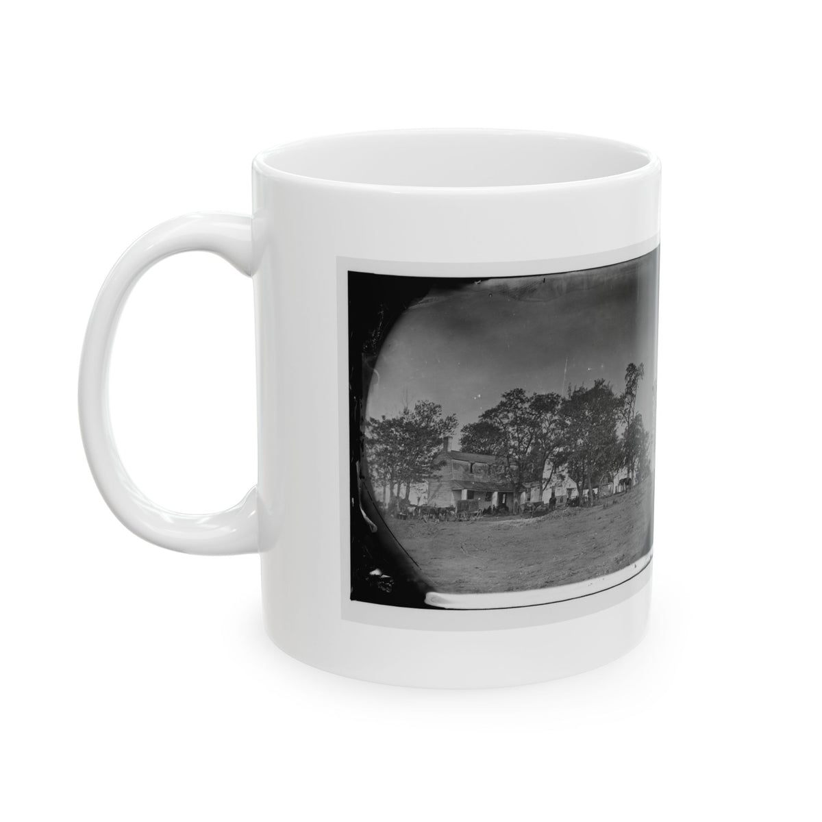 Spotsylvania Court House, Va., Vicinity. Beverly House, Headquarters Of Gen. Gouverneur K. Warren, 5th Corps (U.S. Civil War) White Coffee Mug