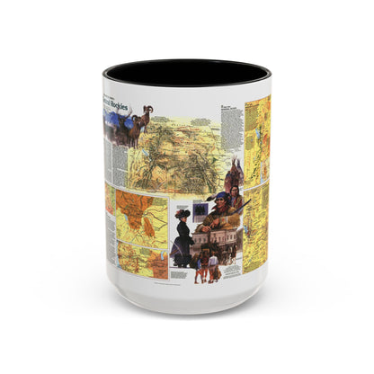 USA - Central Rockies 2 (1984) (Map) Accent Coffee Mug