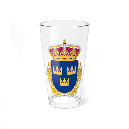 Polisen vapen (Sweden) (Coat of Arms) Pint Glass 16oz