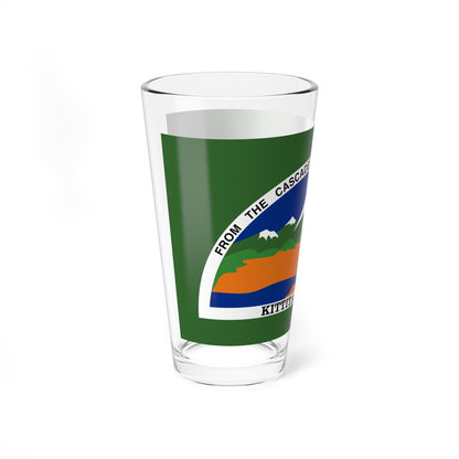 Flag of Kittitas County Washington (United States) Pint Glass 16oz