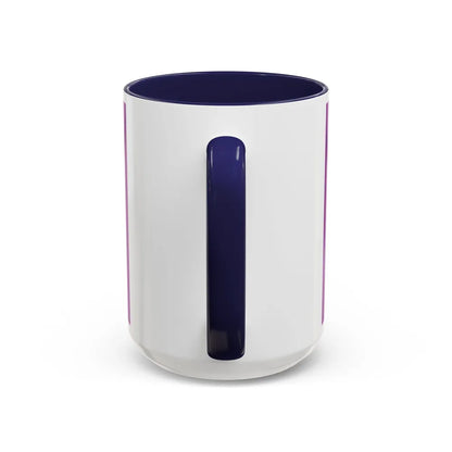 Labrys Lesbian Pride Flag - Accent Coffee Mug-Go Mug Yourself