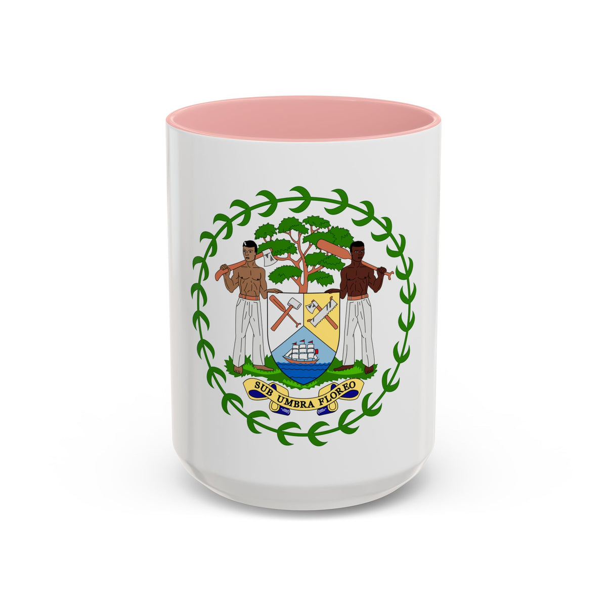 Coat of arms of Belize - Accent Coffee Mug