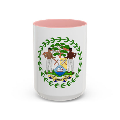 Coat of arms of Belize - Accent Coffee Mug