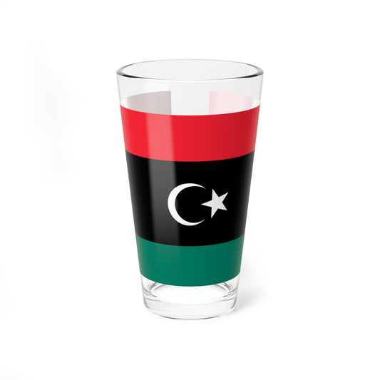 Flag of Libya Variant (Libya) Pint Glass 16oz