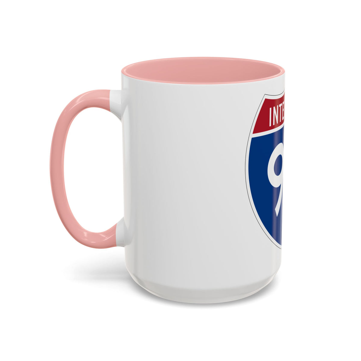 Interstate 90 (U.S. Highways) Accent Coffee Mug