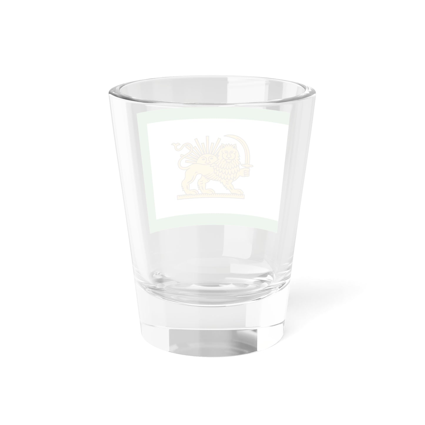 Early 20th Century Qajar Flag (Iran) Shot Glass 1.5oz