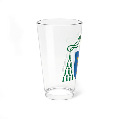 Escudo de Gaspar de Ávalos como arzobispo (Spain) (Coat of Arms) Pint Glass 16oz