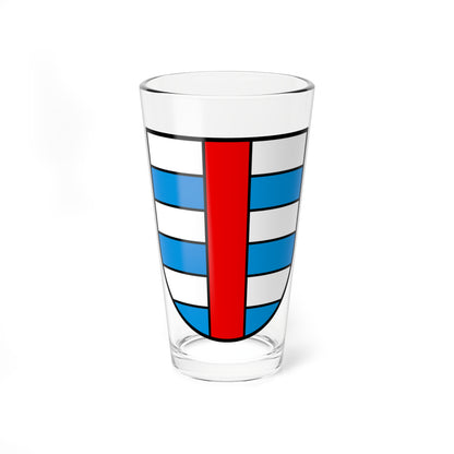 Coat of arms of Unterlunkhofen (Switzerland) (Coat of Arms) Pint Glass 16oz