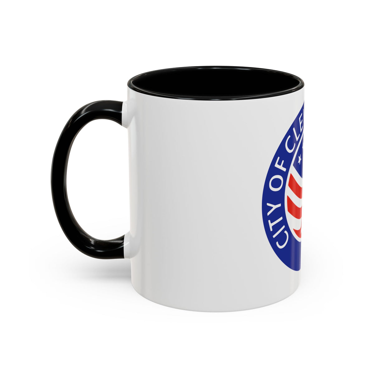 Seal of Cleveland Ohio - Accent Coffee Mug
