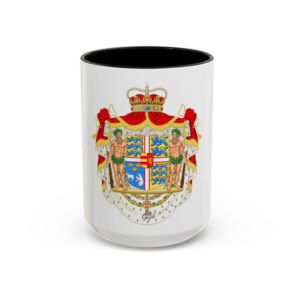 Coat of arms of Joachim, Prince of Denmark - Accent Coffee Mug
