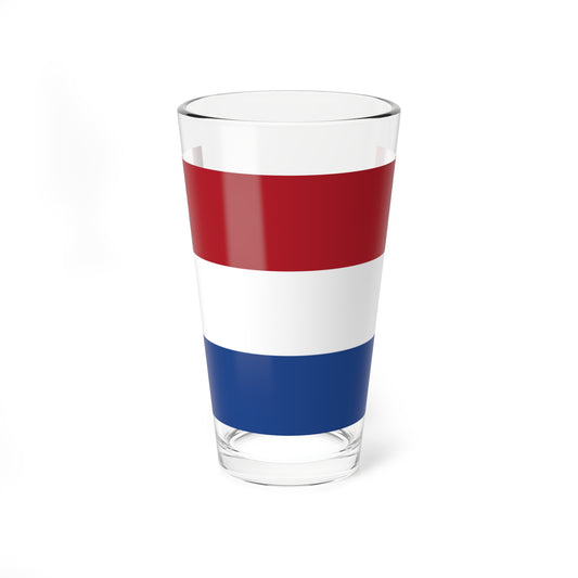 Rank flag of Commodore for the Royal Netherlands Navy (Netherlands) Pint Glass 16oz