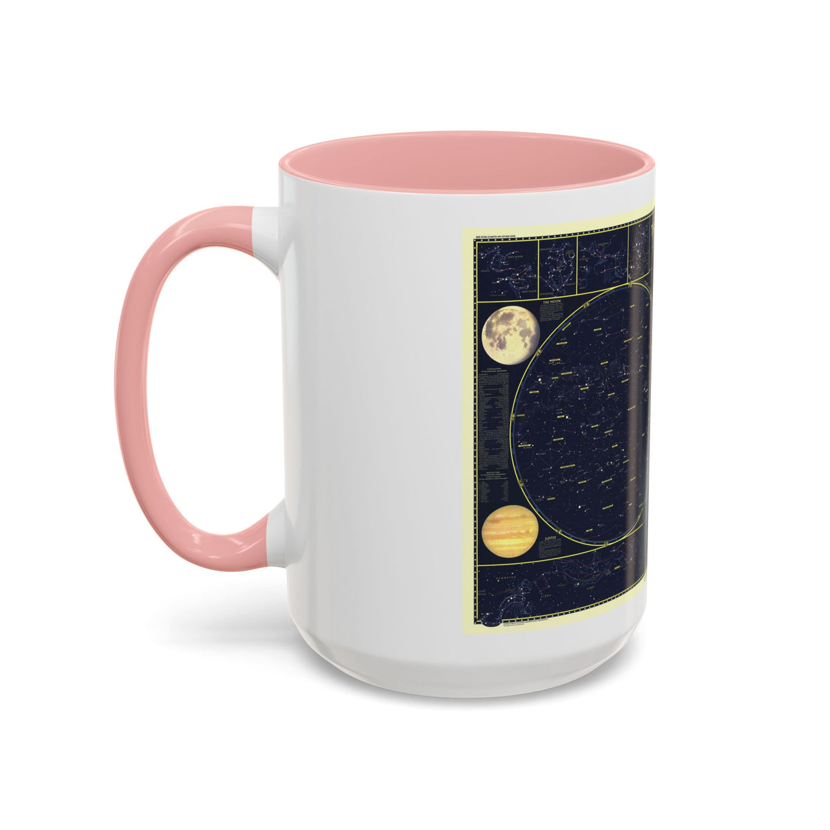 Heavens, The 1 (1957) (Map) Accent Coffee Mug