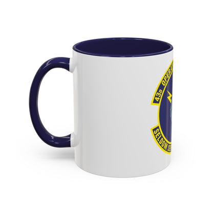 43d Operations Support Squadron (U.S. Air Force) Accent Coffee Mug