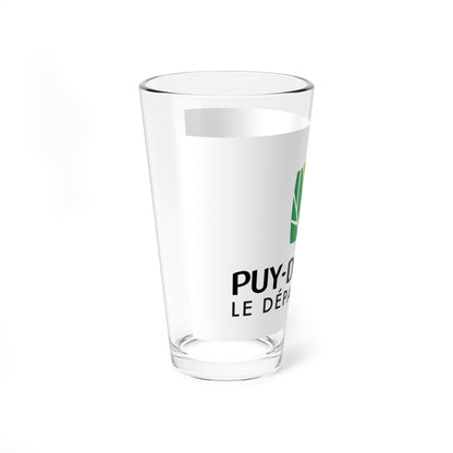 Flag of the Department of Puy-de-Dome (France) Pint Glass 16oz