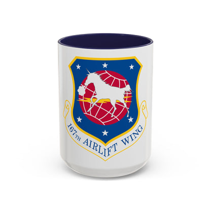 167th Airlift Wing (U.S. Air Force) Accent Coffee Mug