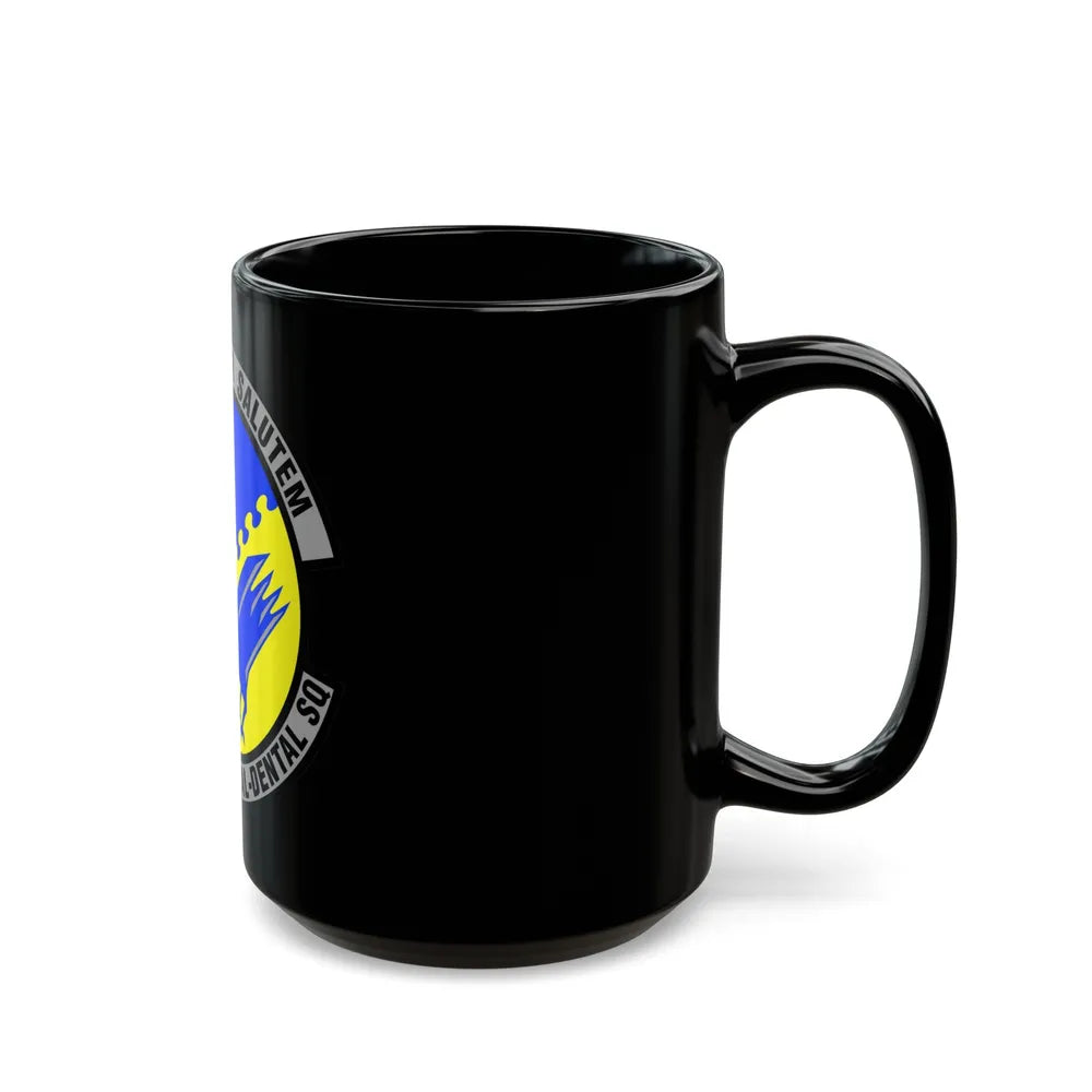 347th Aeromedical Dental Squadron (U.S. Air Force) Black Coffee Mug-Go Mug Yourself