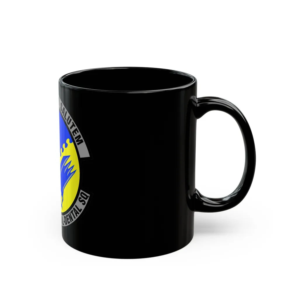 347th Aeromedical Dental Squadron (U.S. Air Force) Black Coffee Mug-Go Mug Yourself