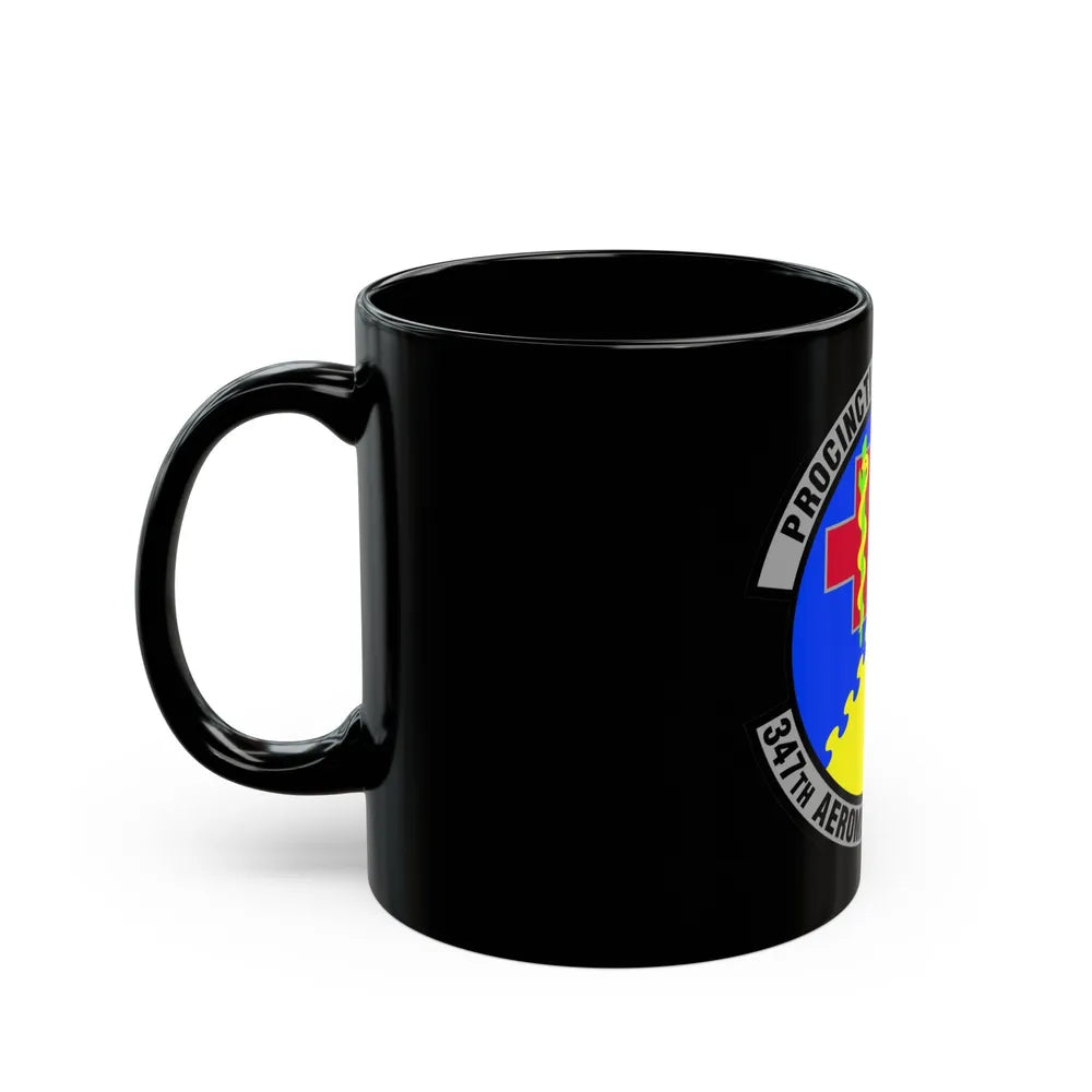 347th Aeromedical Dental Squadron (U.S. Air Force) Black Coffee Mug-Go Mug Yourself