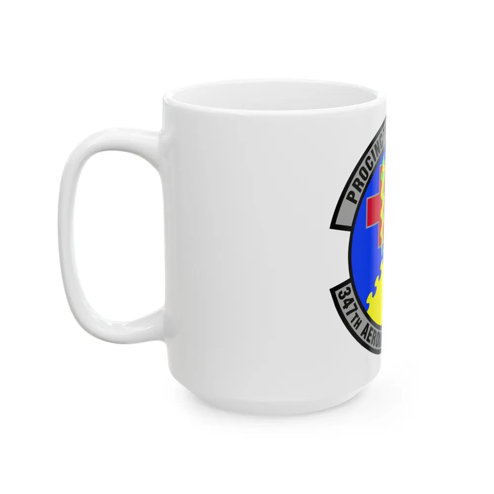 347th Aeromedical Dental Squadron (U.S. Air Force) White Coffee Mug-Go Mug Yourself