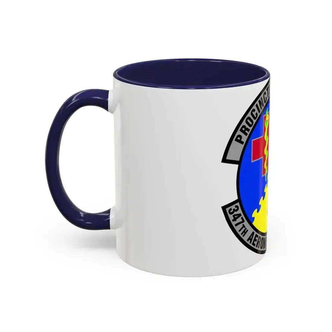 347th Aeromedical Dental Squadron (U.S. Air Force) Accent Coffee Mug - Go Mug Yourself