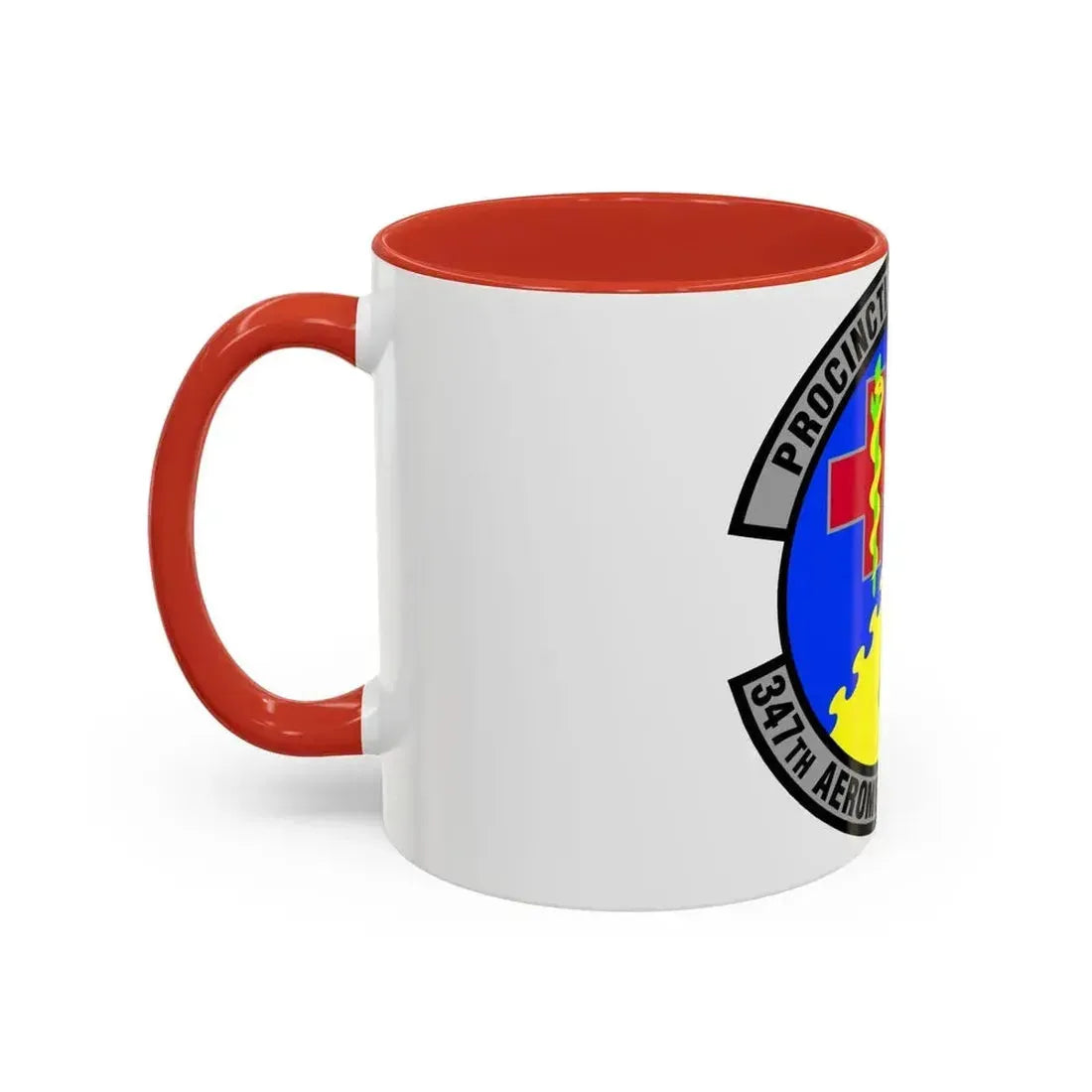 347th Aeromedical Dental Squadron (U.S. Air Force) Accent Coffee Mug - Go Mug Yourself