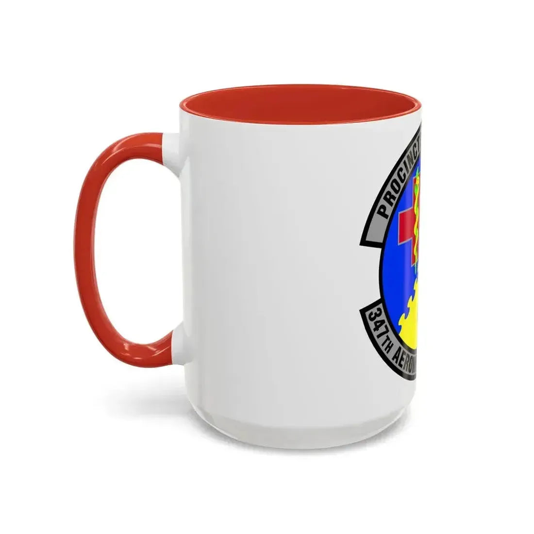 347th Aeromedical Dental Squadron (U.S. Air Force) Accent Coffee Mug - Go Mug Yourself