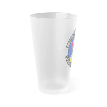 347th Aeromedical Dental Squadron (U.S. Air Force) Frosted Pint Glass 16oz - Go Mug Yourself