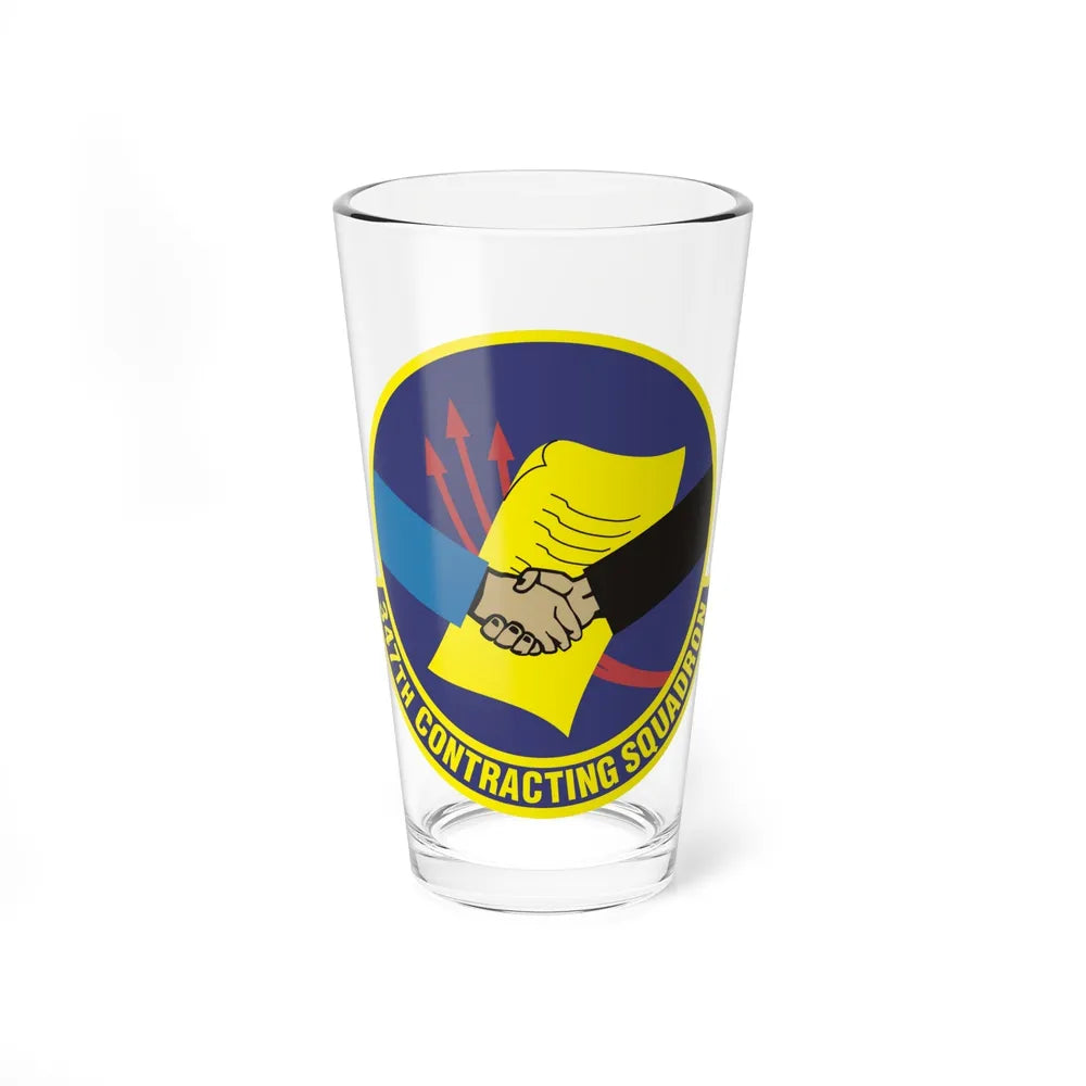 347th Contracting Squadron (U.S. Air Force) Pint Glass 16oz-16oz-Go Mug Yourself