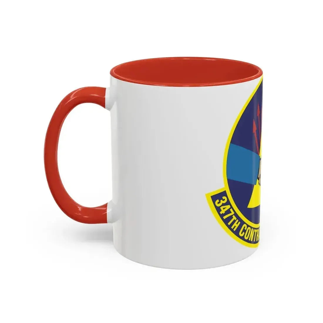 347th Contracting Squadron (U.S. Air Force) Accent Coffee Mug - Go Mug Yourself