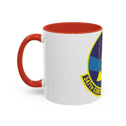 347th Contracting Squadron (U.S. Air Force) Accent Coffee Mug - Go Mug Yourself