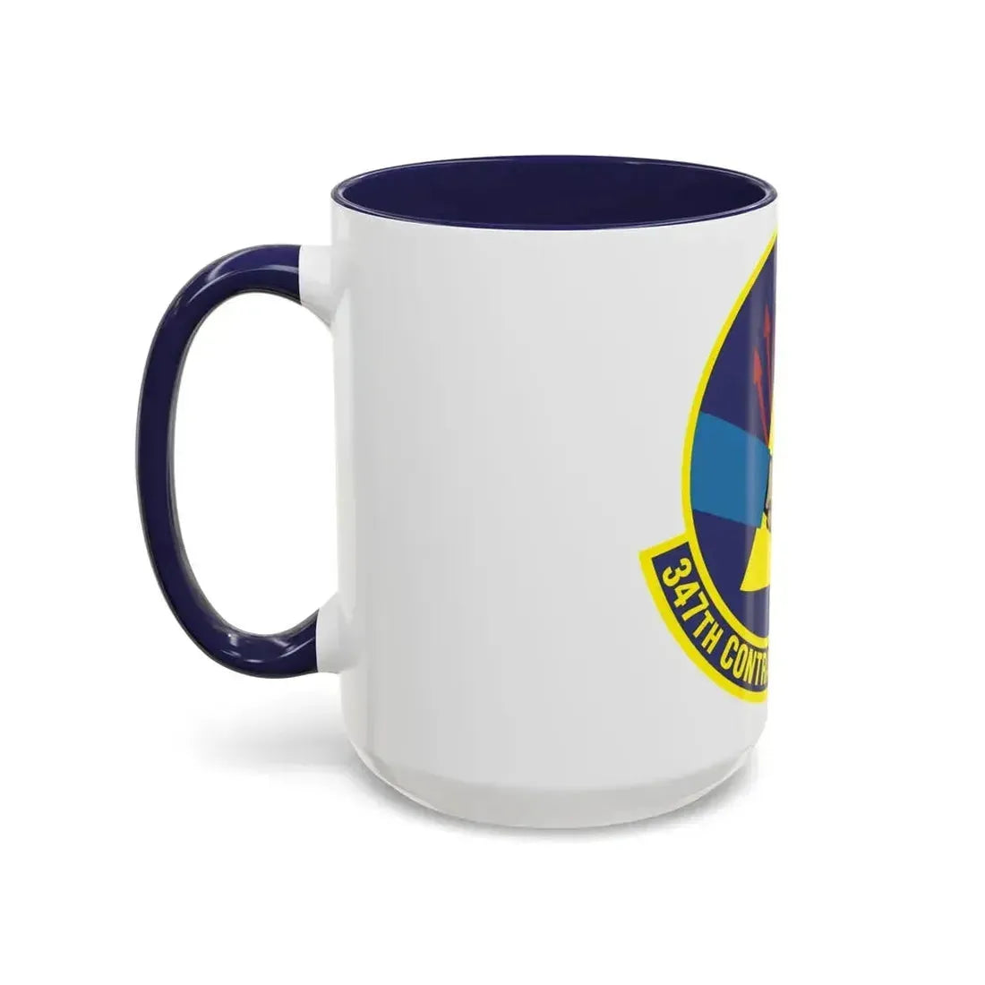 347th Contracting Squadron (U.S. Air Force) Accent Coffee Mug - Go Mug Yourself