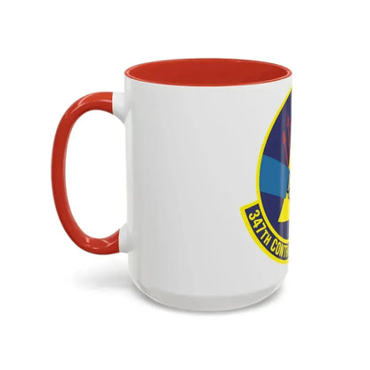 347th Contracting Squadron (U.S. Air Force) Accent Coffee Mug - Go Mug Yourself