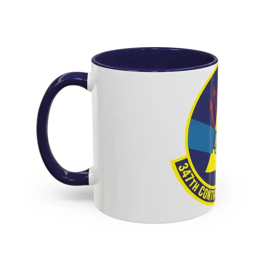 347th Contracting Squadron (U.S. Air Force) Accent Coffee Mug - Go Mug Yourself