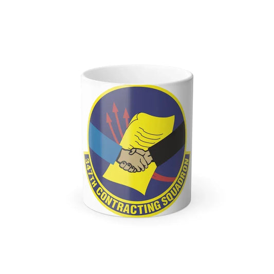 347th Contracting Squadron (U.S. Air Force) Color Changing Mug 11oz - Go Mug Yourself